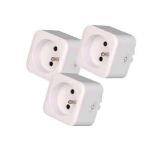 Immax NEO LITE Smart set 3x vnútorná zásuvka v2 s kolíkom, typ E, WiFi